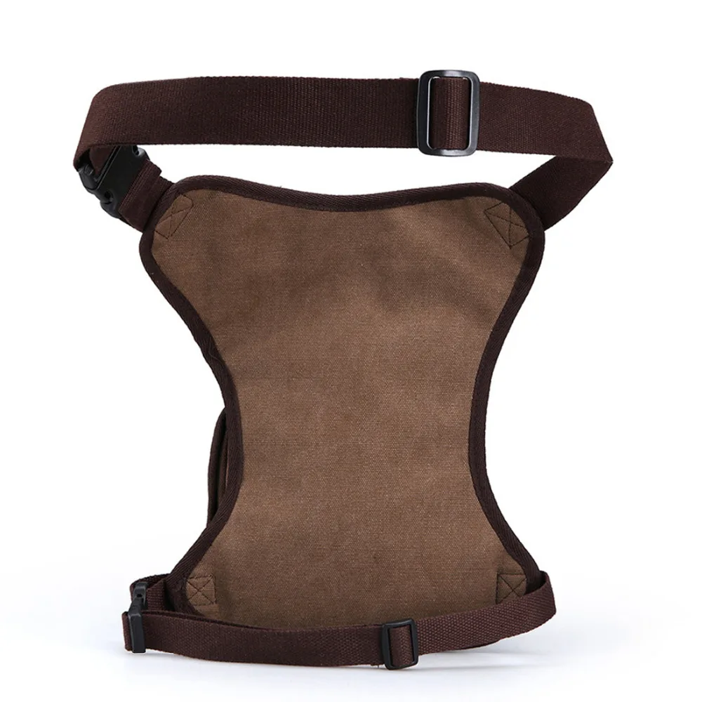 Мужская Холщовая Сумка с заниженной талией поясная сумка для мотоциклиста