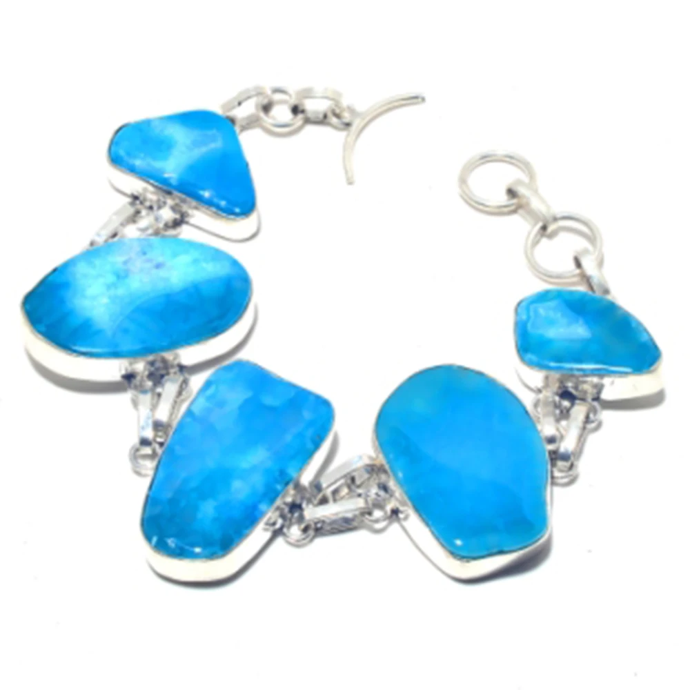 

Solar Quarts Bracelet Silver Overlay over Copper, 22.4cm , B3807