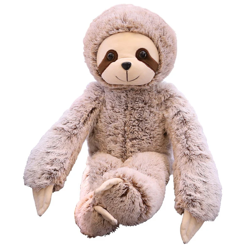 

50/70cm Cute Simulation Lifelike Sloth Plush Stuffed Animal Doll Toys For Baby Kids Christmas Gifts Children's Sleeping Toys