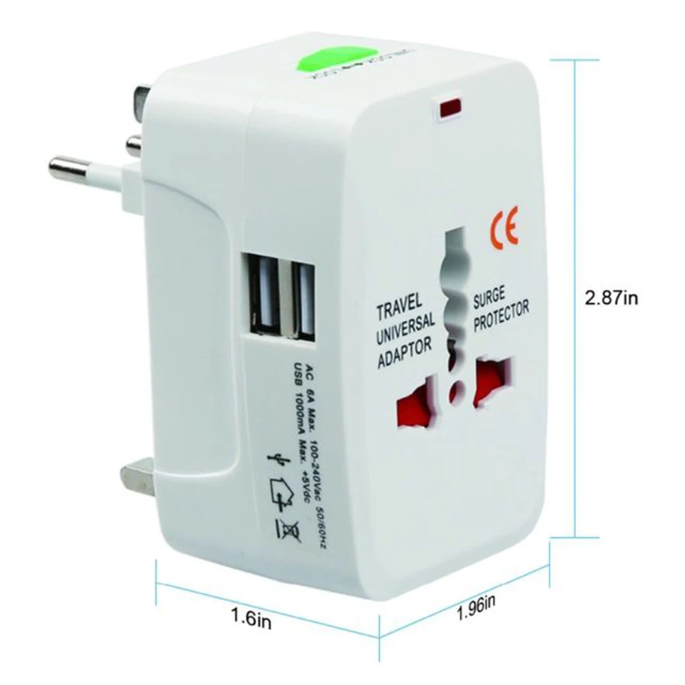 Free Shipping Universal Adapter Plug Socket Converter All in One Travel Electrical Power US UK AU EU | Электроника
