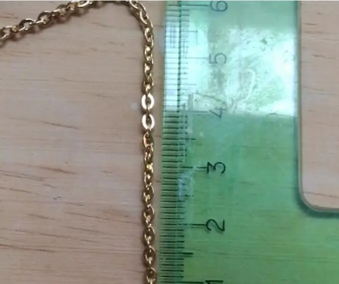 Розничная продажа 20 метров оптом сильная 2 мм тонкая звеньевая цепочка из