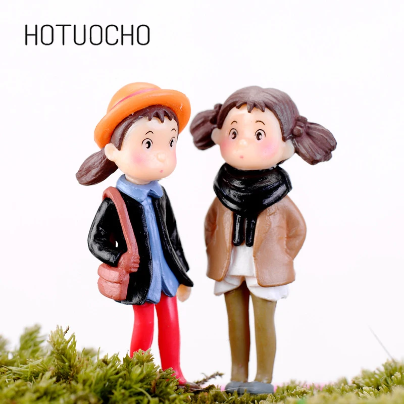 4 шт. зимняя кукла Сяомэй мох микроландшафтная маленькая креативная фигурка Zakka