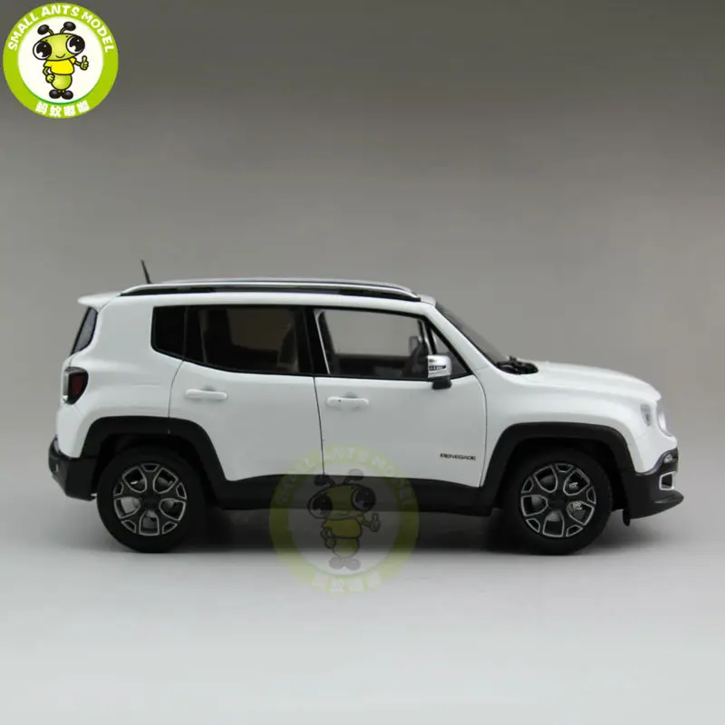1/18 Jeep Renegade Cherokee литой металлический Автомобиль Suv Модель Коллекция подарок белый цвет