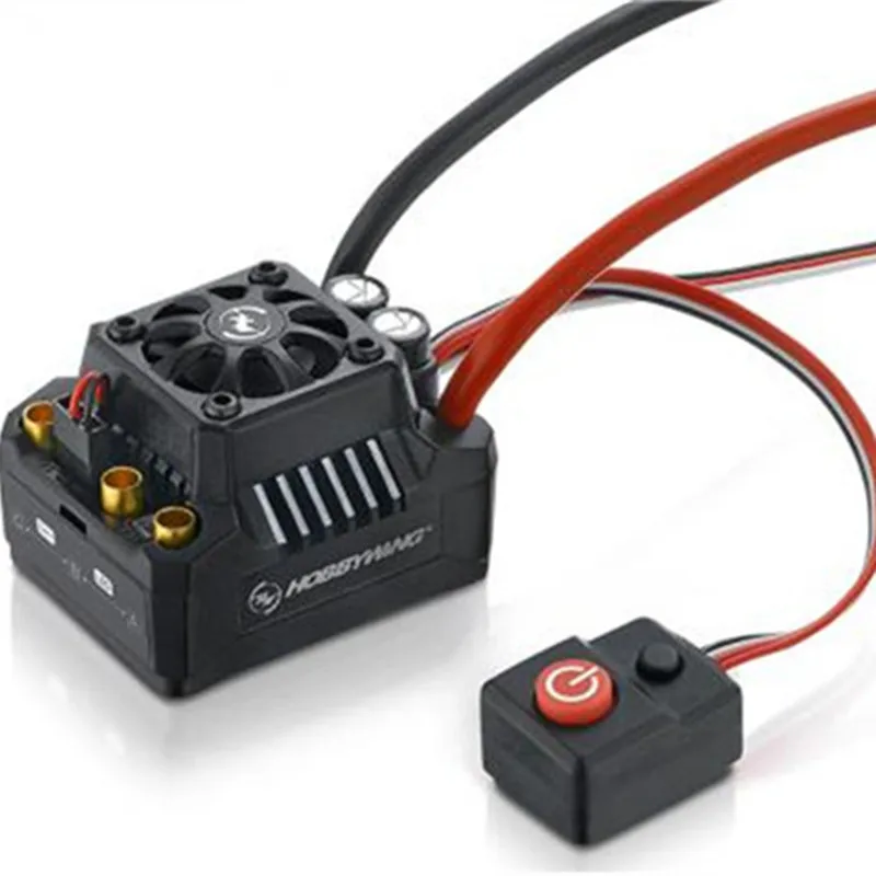 6 полюсный бесщеточный двигатель Tenshock X802V2 & Hobbywing EzRun MAX10 120A SCT водонепроницаемый ESC