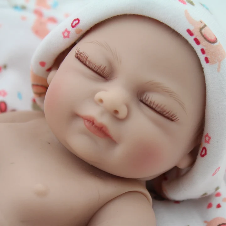 Кукла Реборн Игрушки для ванны 28 см Реалистичная детская фотоигрушка подарок