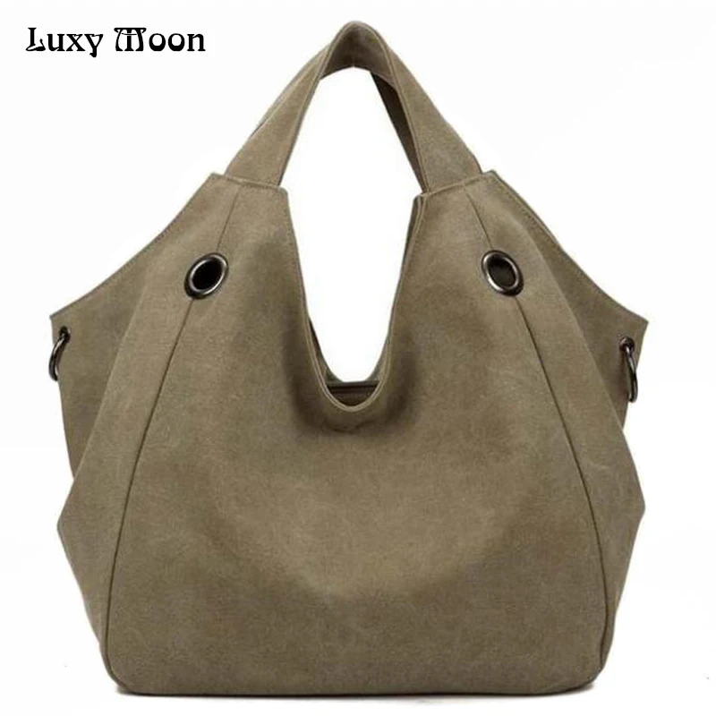 Luxy Moon женские сумки модные холщовые Большие высококачественные мессенджеры Hobo