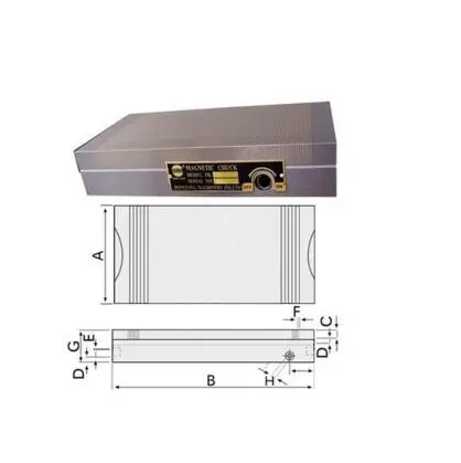 Точный шлифовальный станок с синусоидом магнитным патроном плоскостью поломкой