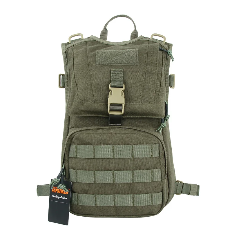 Отличный Элитный военный рюкзак-бизань MOLLE Hydration, охотничий двойной способ использования, EDC сумка, тактический Водонепроницаемый походный рюкзак - Цвет: RGN