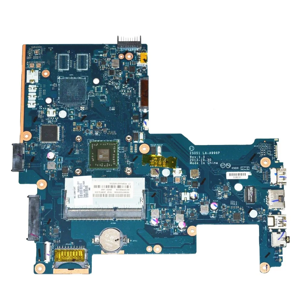 SZWXZY отлично подходит для HP 15 G H 750633 001 материнская плата портативного компьютера с