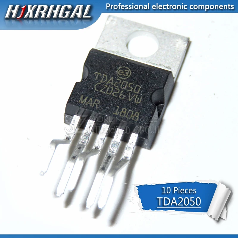 10pcs TDA2050A TO220-5 TDA2050 TO-220 | Электронные компоненты и принадлежности