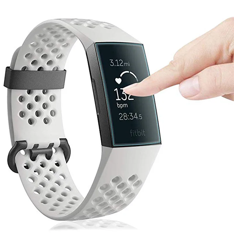 3 шт. защитная пленка для экрана смарт браслета Fitbit Charge 3|Смарт-аксессуары| |