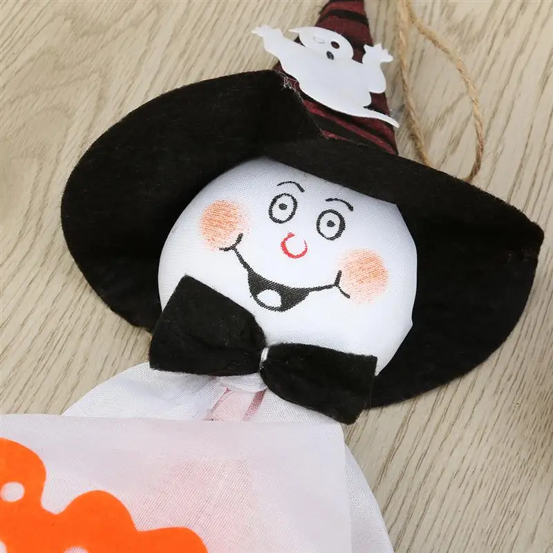 3 шт. Хэллоуин призрак гирлянды украшения опора для бар партии (оранжевый + белый