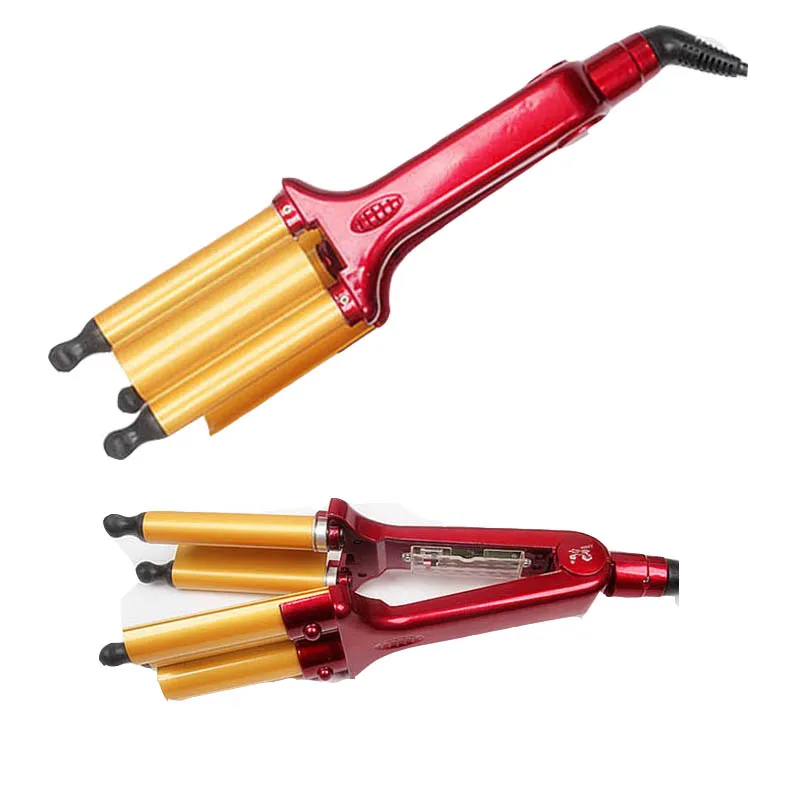 Профессиональные щипцы для завивки волос большая керамическая глазурованная