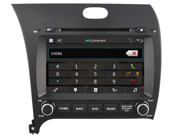 1024*600 HD автомобильный dvd-плеер с GPS-навигацией для Kia K3 cerato forte стерео мультимедиа