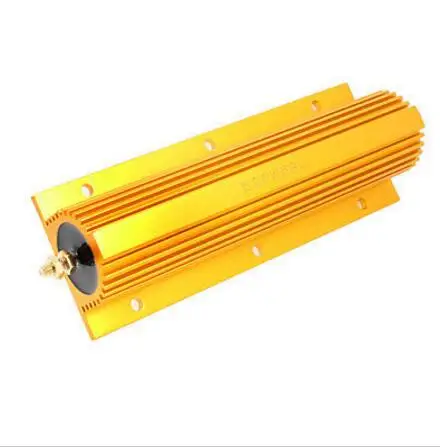 Бесплатная доставка RXG24 500 Вт 0.01r мощный металлический корпус золотой алюминиевый