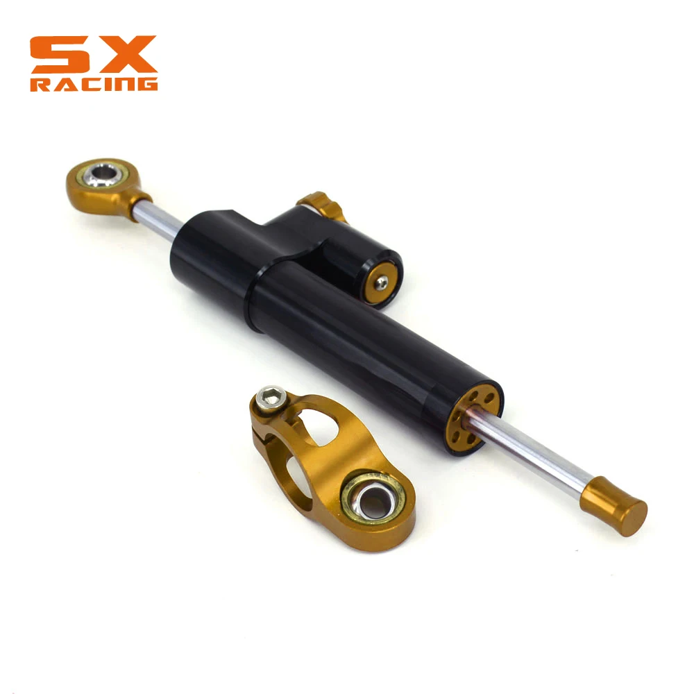 Black Gold Мотоцикл демпфера стабилизатор кронштейн для KAWASAKI Z1000 Z 1000 Z750 Z 750 2003-2009 03 04 05 06 07 08 09 - Цвет: Black Gold