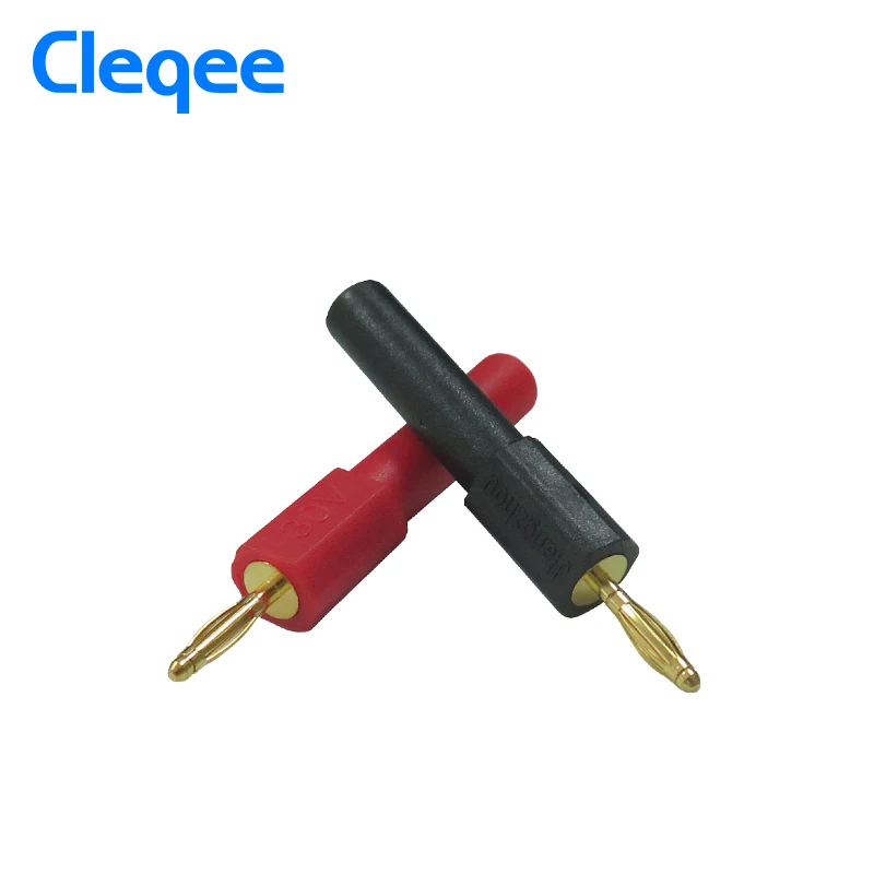 Cleqee P7020 2 шт. мм Штекерный разъем типа банан 4 для тестовых зондов динамиков