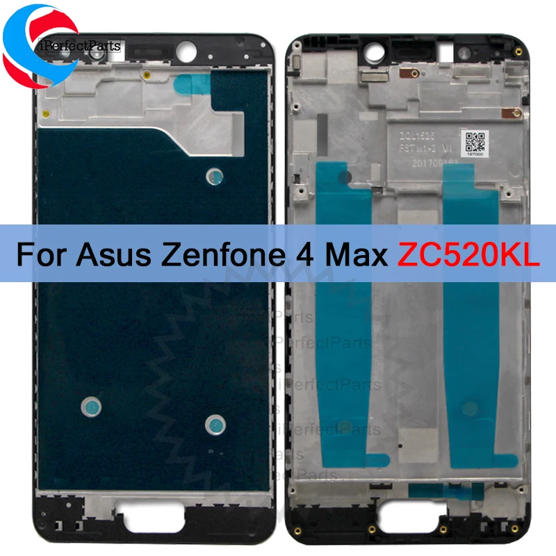 Новая AAA + средняя Рамка Замена 5 &quotдля Asus Zenfone 4 Max ZC520KL X00HD черная белая рамка для asus