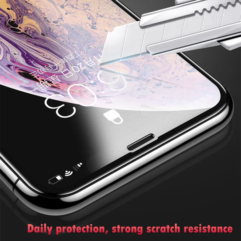 Защитное стекло 111D для iPhone 11 6 6S 7 8 полное покрытие Защита экрана X XS Max изогнутое XR