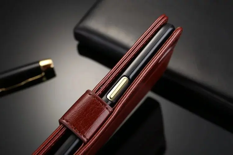 2017 Новое прибытие! с Подставкой Держатель Роскошные флип кожаный Бумажник Case Для