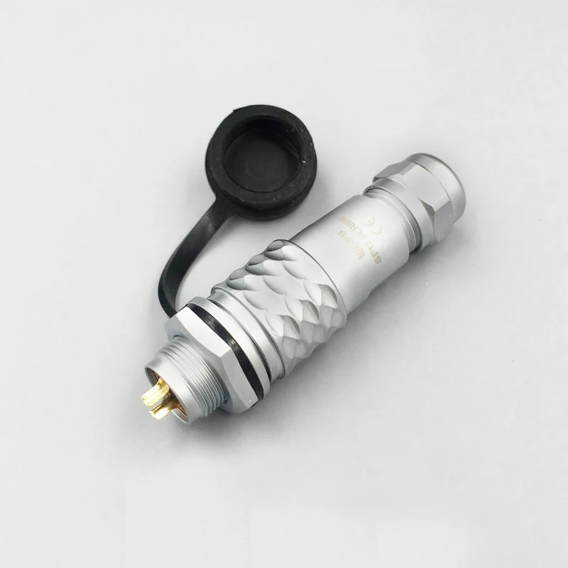 Weipu SF12 Waterproof IP67 Metal Connector 2 3 4 5 6 7 9 Pin In-line Cable Socket SF1210 Male Plug and SF1212 Female | Обустройство