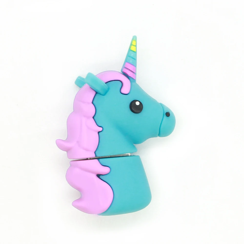 Красочный Единорог USB флэш-накопитель 16 Гб 32G usb Радуга 64 8 ГБ 4 2 0 | Компьютеры и офис