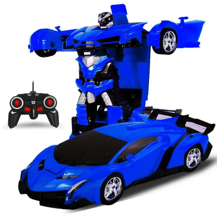 6 цветов Электрический RC автомобиль спортивный Трансформация Робот игрушка
