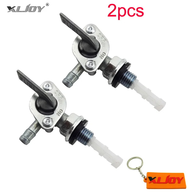 XLJOY 2 шт. газовый бак топливный кран краник спускной для 50cc 70cc 90cc 110cc 125cc 140cc 150cc 160cc