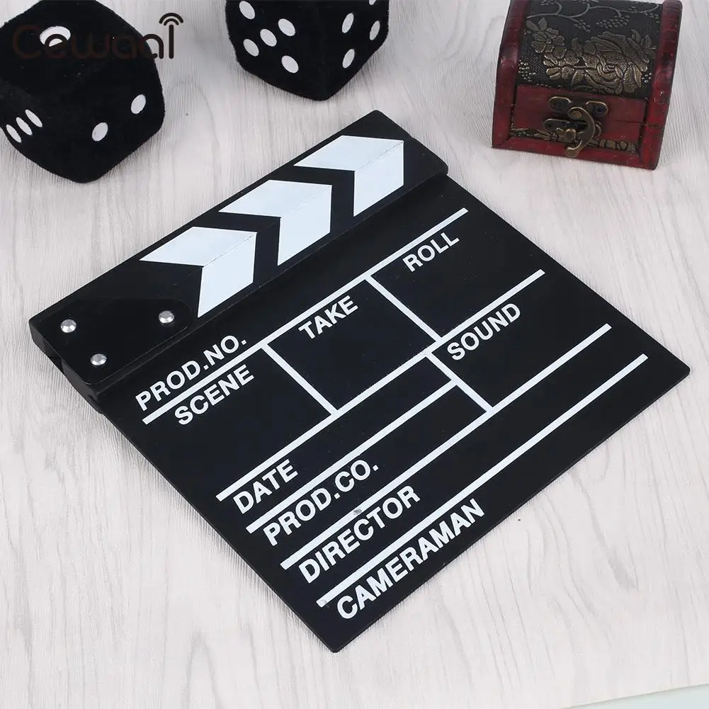 Новые красочные акриловые Хлопушки для ТВ экшен кинорежиссеров Clapboard