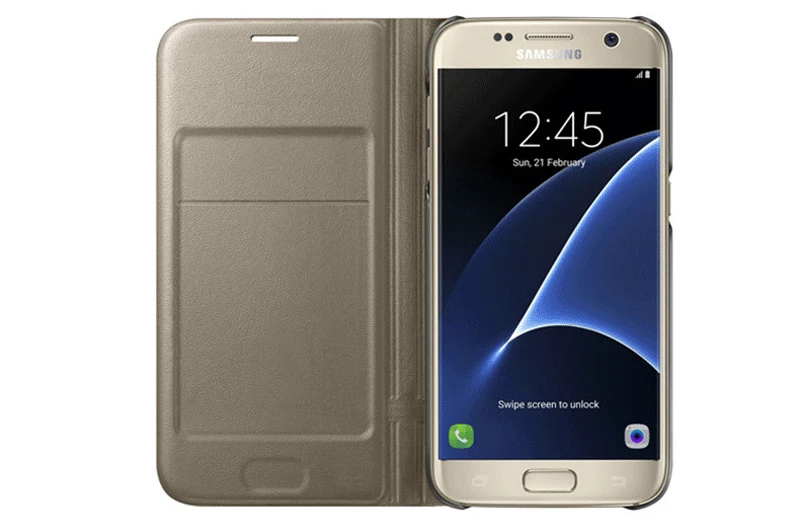 Оригинальный чехол для Samsung LED View умный телефона GALAXY S7 G930F тонкий флип чехол|for samsung