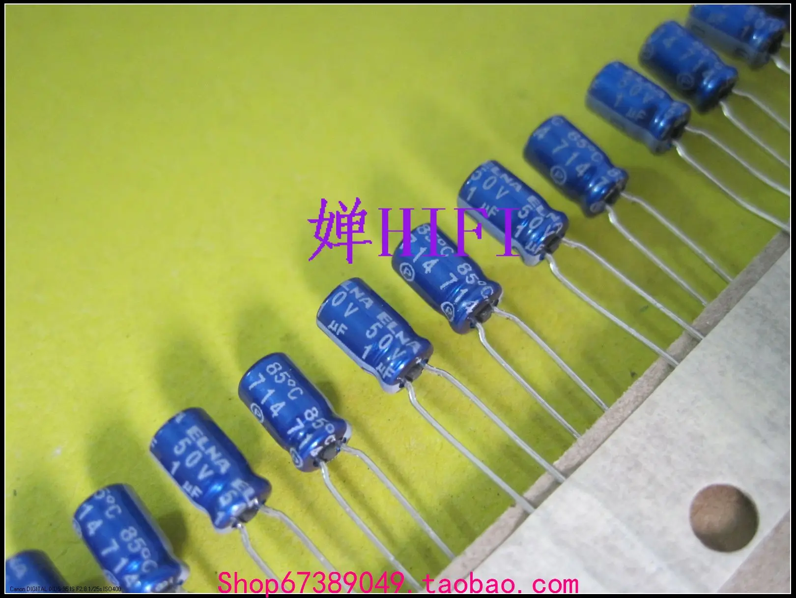 2020 hot sale 20PCS/50PCS Imported ELNA original blue robe electrolytic audio capacitor 50v1uf 4x7 free shipping
