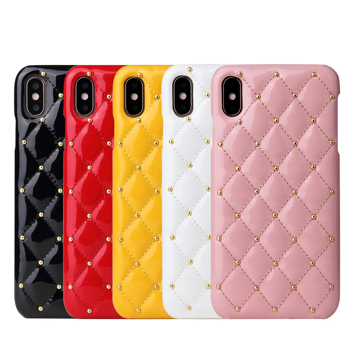 Tide brand Luxury Case For iPhone 7 Plus 6 6s 8 Hard&ampSoft Silicone Phone X XR XS MAX Bling Rhombus Back Cover |