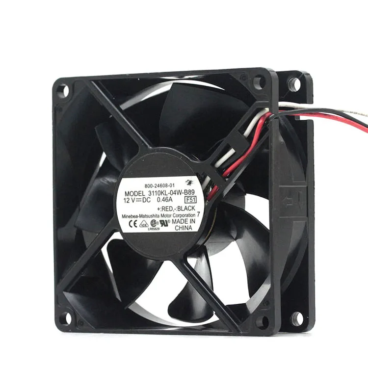 Совершенно новый сверхпрочный двухшариковый вентилятор для NMB 3110KL 04W B89 8025 8 см 12 в