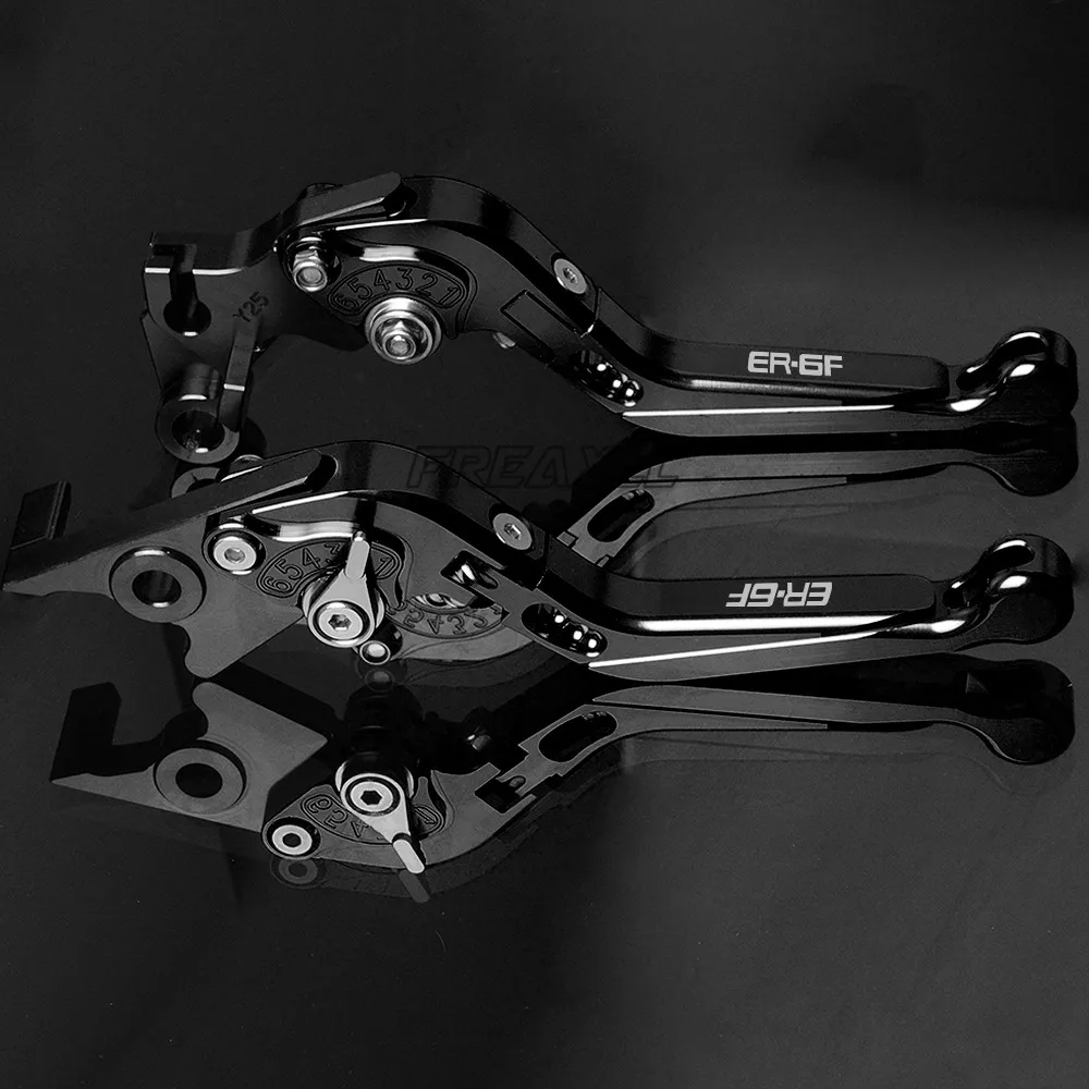 Aluminum Motorbike Levers Motorcycle Brake Clutch Foldable Extendable Adjustable For Kawasaki ER6F ER-6F ER 6F 2006-2018 | Автомобили и