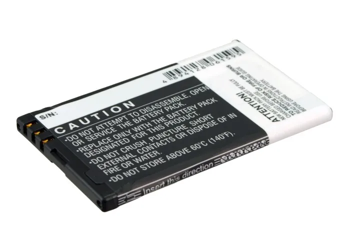 BL-4U батареи Cameron Sino 1200mAh для Nokia 301 3120 500515 5530 6600 8800305311 C5-03 04 05 06 C5-3 E66 E75 N515 840 |