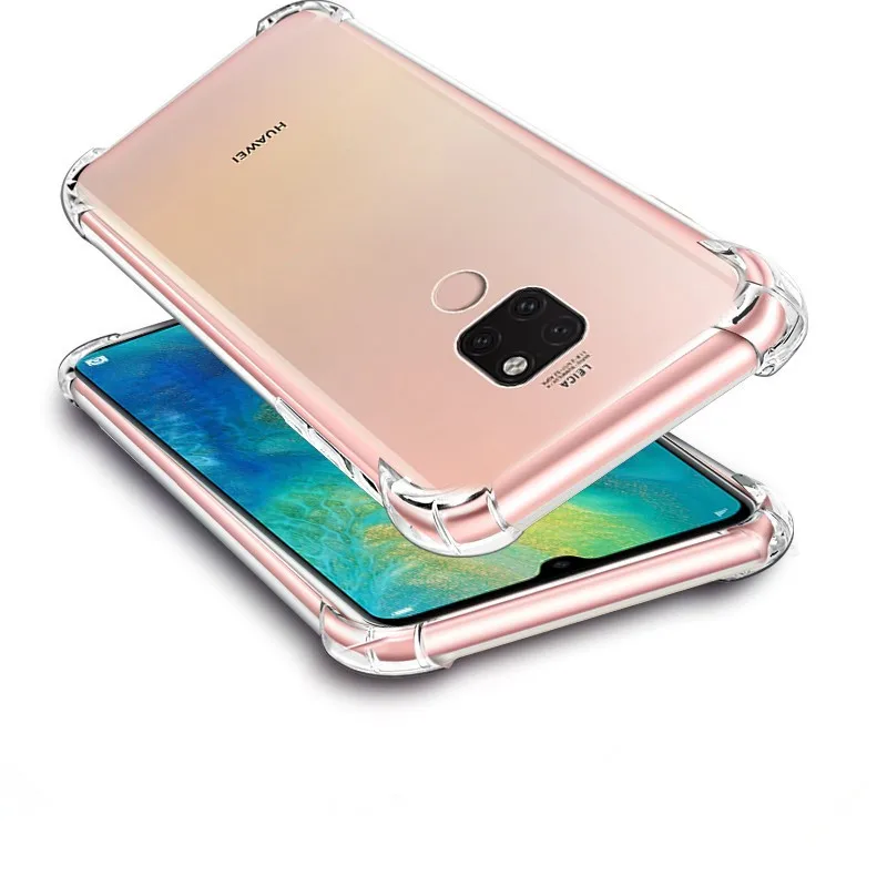 1 шт. для Huawei Mate SE 9 10 20 Lite Pro X прозрачный защитный ТПУ чехол телефона P9 P10 P20 P8 Plus P