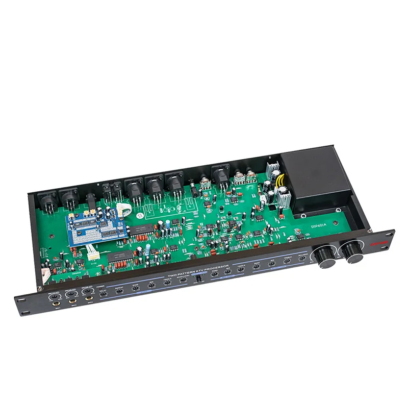 Профессиональный Мощный предусилитель для караоке DSP с 99 цифровыми настройками