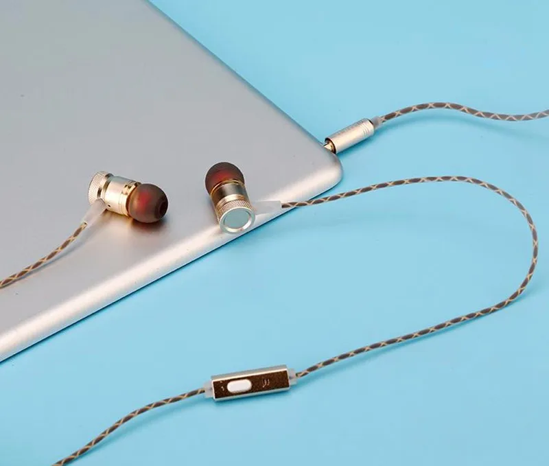 Namtso Лидер продаж Оригинальный стерео наушники 3.5 мм Металл гарнитура вкладыши с