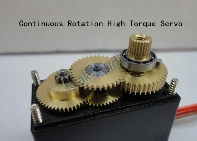 Сервопривод с металлической шестерней 360 градусов и полным набором аксессуаров