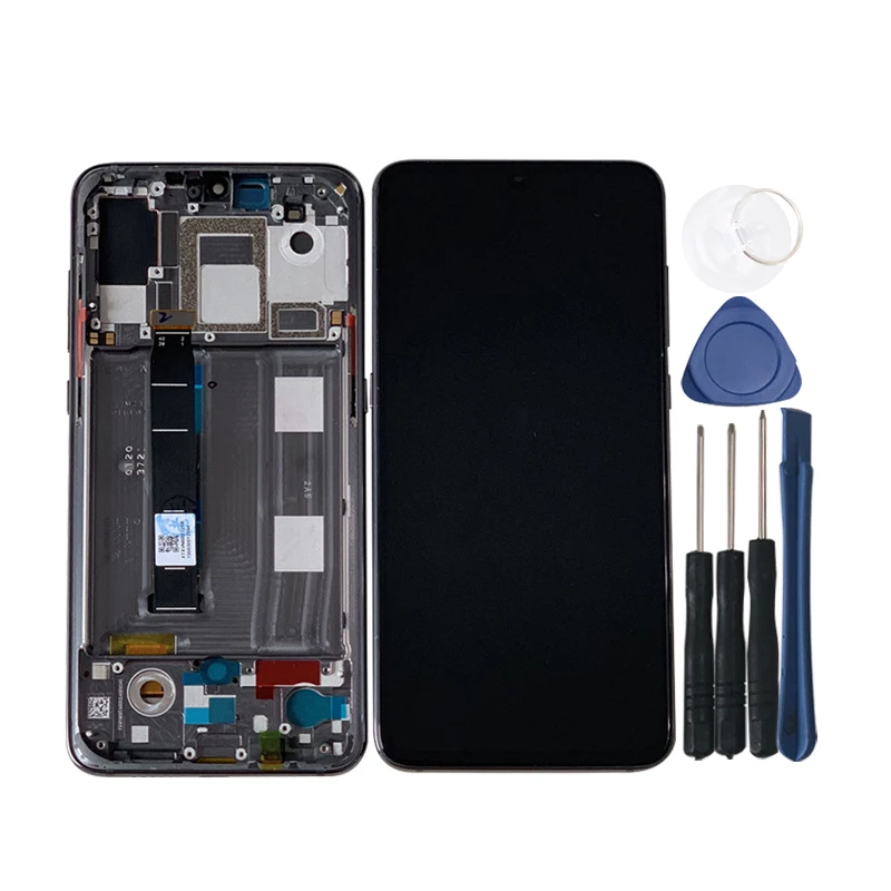 6 39 &quotОригинальный ЖК дисплей Supor Amoled M &amp Sen для Xiaomi 9 Mi9 MI экран + сенсорная панель