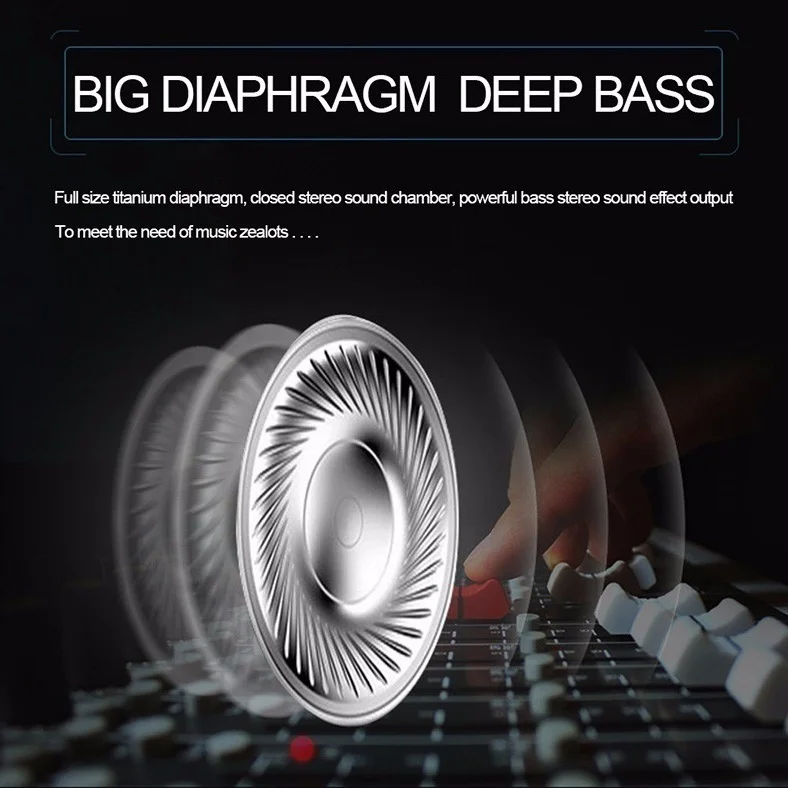 Горячая Распродажа наушники с ЖК дисплеем HiFi Bass Stereo Bluetooth беспроводная гарнитура