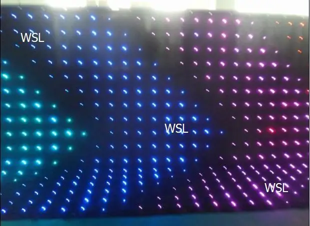 Бесплатная доставка P18 3x5 м светодиодная RGB видеозанавеска для дискотевечерние