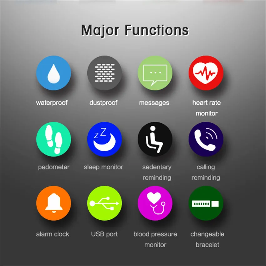 K1 плюс цветной смарт браслет пульсометр фитнес трекер X1 умный Браслет