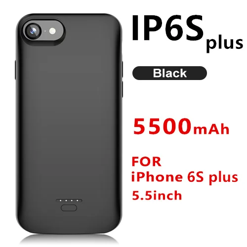 for iphone 6S plus Новейший Внешний чехол Gagaking для iphone X, XS, XSmax, XR, портативное зарядное устройство, чехол для apple X 6000 мАч, Ультратонкий внешний аккумулятор - Цвет: for iphone 6S plus