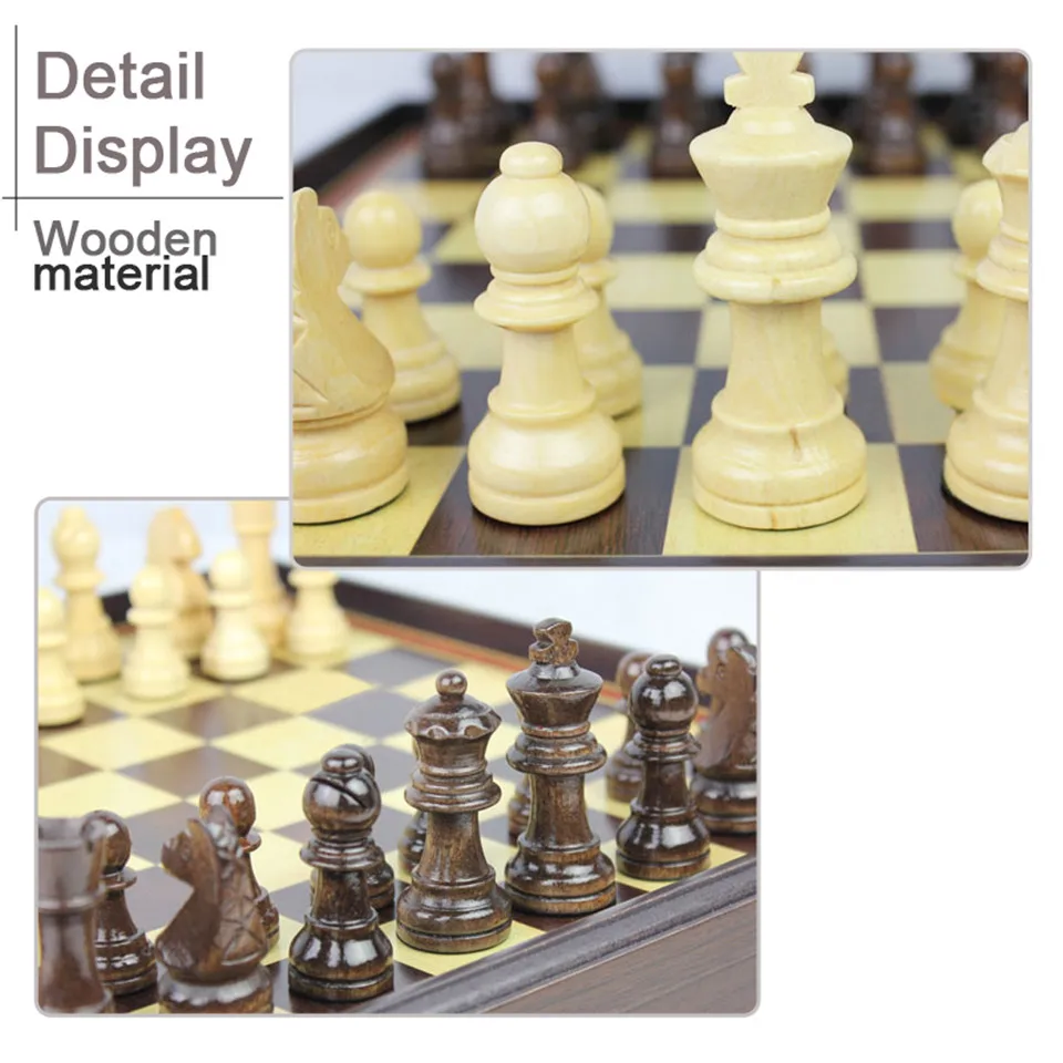 BSTFAMLY деревянная шахматная игра по международным шахматам 31*31*5 3 см коробка доска
