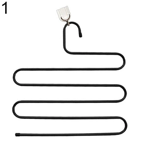 Креативная s-образная вешалка для штанов Многоуровневая одежды | Дом и сад