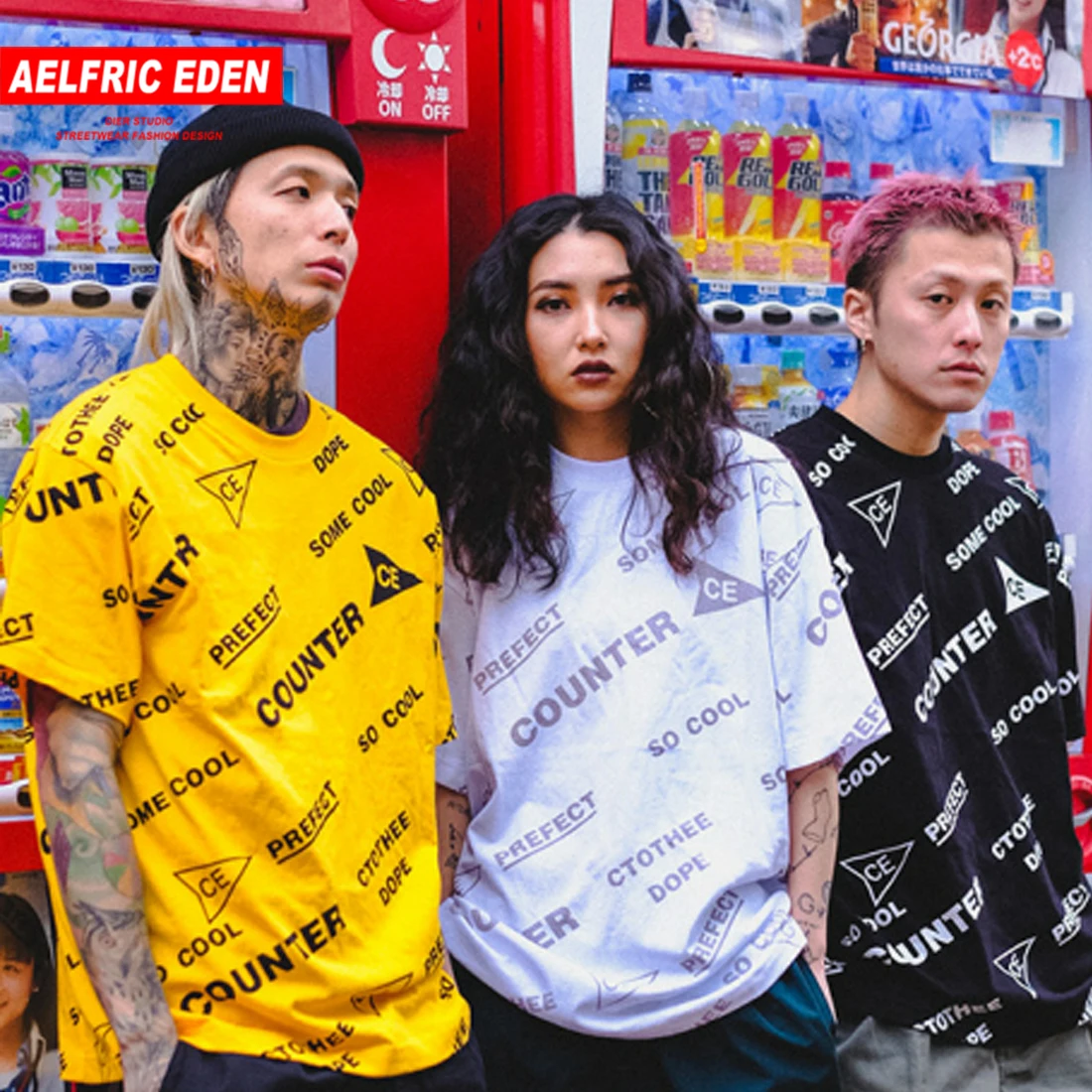 Футболка aelfrec Eden Мужская забавные принты с надписями футболка в стиле хип-хоп