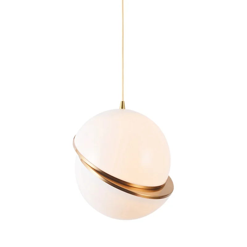 Modern Led Pendant Light Glass Globe Hanging Lamp Fixtures Indoor Lighting Lustre luminaria Suspend | Освещение