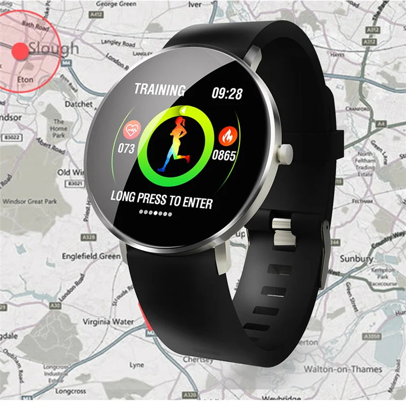 Умные часы F25, браслет, полный экран, сенсорный gps трекер, пульсометр, монитор артериального давления, смарт-браслет, спортивные Смарт-часы