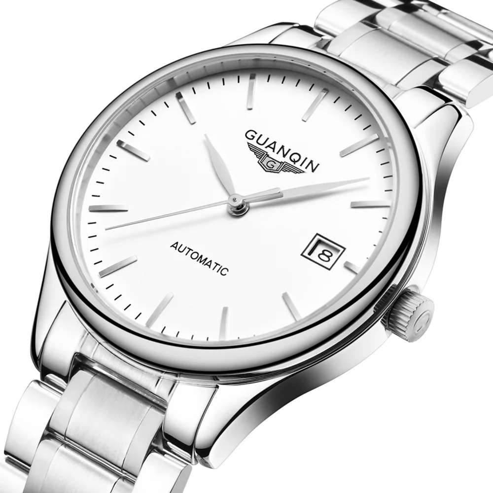 Relogio Masculino GUANQIN GJ16054 мужские часы Топ бренд класса люкс бизнес стальной пояс